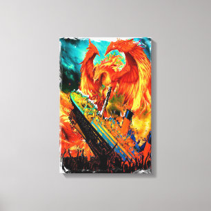Titanic Sinking Canvas Afdruk