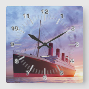 Titanic Square Wall klok