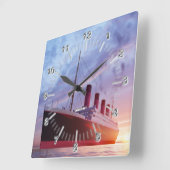Titanic Square Wall klok (Hoek)