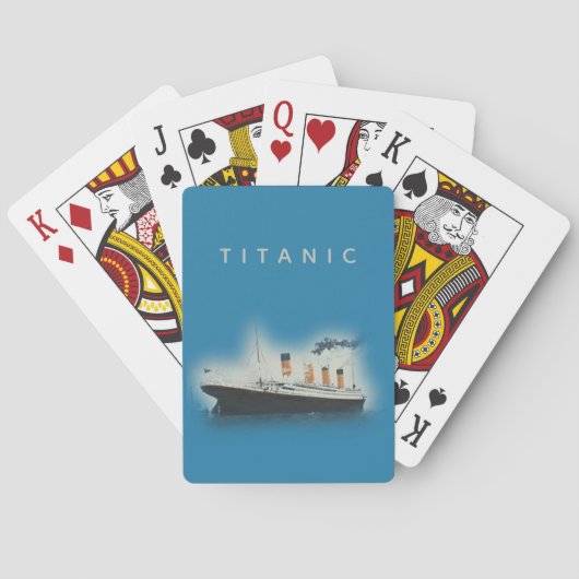 Titanic Stoomschip Pokerkaarten (Achterkant)