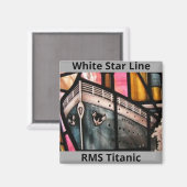 Titanic sur un aimant de réfrigérateur (Recto/Verso)