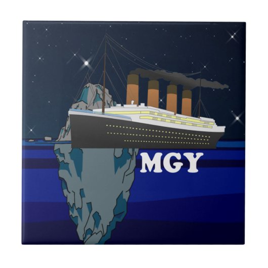 Titanic Tegeltje (Voorkant)