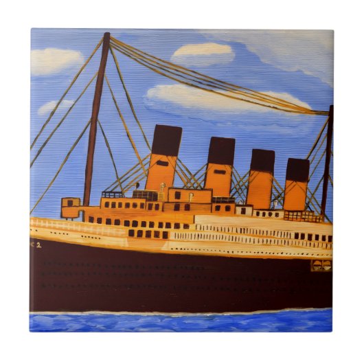 Titanic tegeltje (Voorkant)