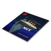 Titanic Tegeltje (Zijkant)