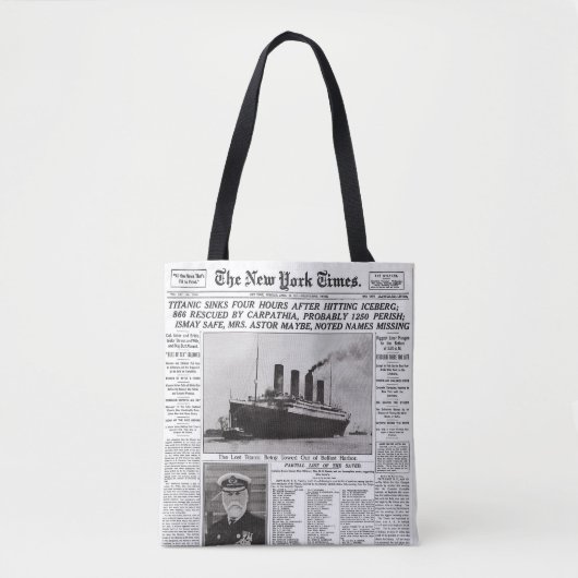 Titanic Tote Draagtas (Voorkant)
