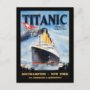 Titanic White Star Line - Grootste Schip Ter Werel Briefkaart