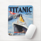 Titanic White Star Line - 's werelds grootste Line Muismat (Met muis)