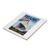 Titanic White Star Line - 's werelds grootste Line Tegeltje (Zijkant)