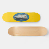 Titanic Yellow Maritime White Star Line Ship Skateboard (Horizontaal)