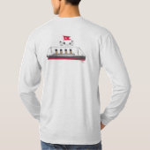 Titanic's kapitein Edward J. Smith T-shirt (Achterkant)