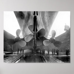 Titanic's Propellers Poster