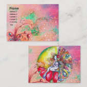 TITANIË / MAGISCHE BUTTERFLES PLANT IN GOUDE SPARK VISITEKAARTJE (Voorkant / Achterkant)