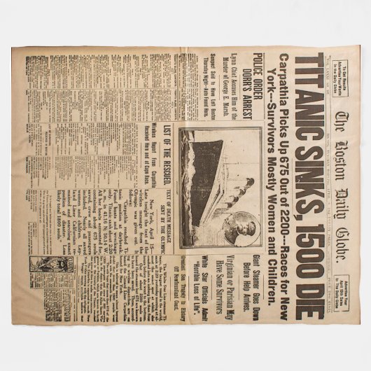 TITANIG FLEECE DEKEN (Voorkant (Horizontaal))