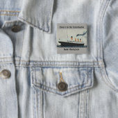 TITANISCHE PARTIJ VIERKANTE BUTTON 5,1 CM (In situ)