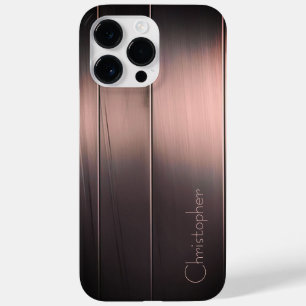 Titanium Brons Roestvrij Staal Print Case-Mate iPhone 14 Pro Max Hoesje