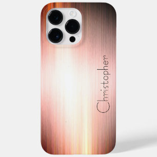 Titanium Brons Roestvrij Staal Print Case-Mate iPhone 14 Pro Max Hoesje