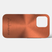 Titanium brons Roestvrij staal Print Case-Mate iPhone Case (Achterkant (horizontaal))