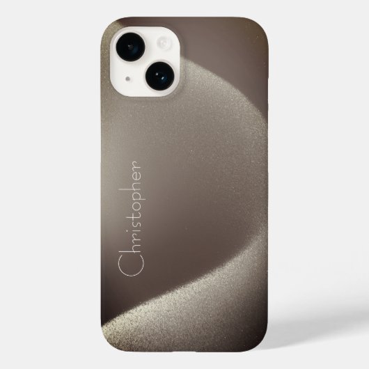 Titanium brons roestvrij staal Print iphone 15 Case-Mate iPhone Case (Achterkant)