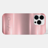Titanium Brons Roestvrij Staal Print iPhone Hoesje (Achterkant horizontaal)
