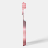 Titanium Brons Roestvrij Staal Print iPhone Hoesje (Linkerkant)