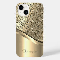 Titanium Gepolijst goud Radiale Metallic iPhone 15