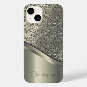 Titanium gepolijst radiaal en metalen iphone 15 Case-Mate iPhone 14 hoesje
