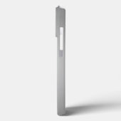 Titanium gepolijst zilvergrijs Radiaal en Metallic Case-Mate iPhone Case (Achterkant / Links)
