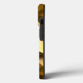 Titanium Goud Glanzend Roestvrij Staal Metaal Case-Mate iPhone Case (Achterkant / Links)