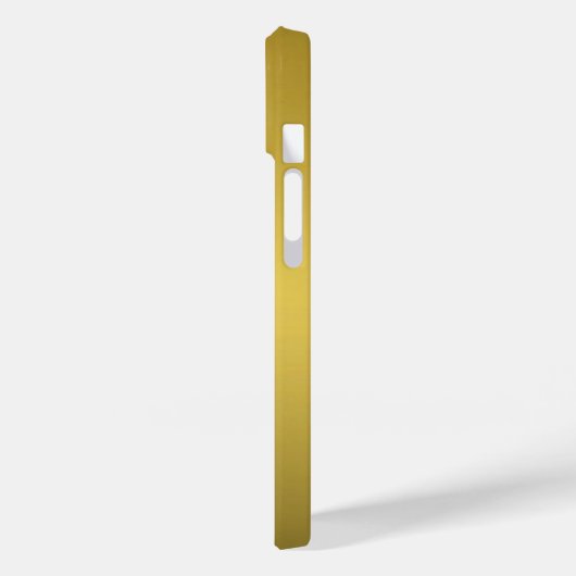 Titanium goud roestvrij staal Print 15 Case-Mate iPhone Case (Achterkant / Links)