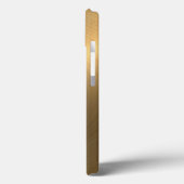 Titanium goud Roestvrij staal Print Case-Mate iPhone Case (Achterkant / Links)