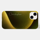 Titanium goud roestvrij staal Print iphone 15 Case-Mate iPhone Case (Achterkant (horizontaal))