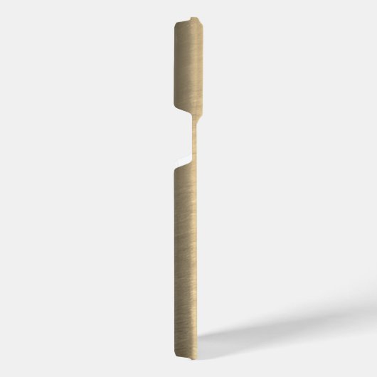 Titanium Goud Roestvrij staal Print iPhone Hoesje (Rechterkant)