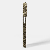 Titanium goud roestvrij staal slang schaal patroon Case-Mate iPhone case (Achterkant / Rechts)