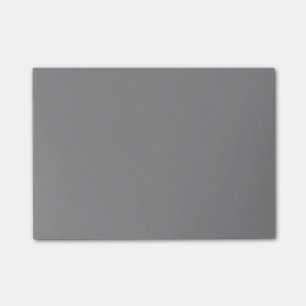 Titanium Gray Color Trend Background Post-it® Notes