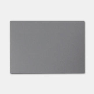 Titanium Gray Color Trend Background Post-it® Notes