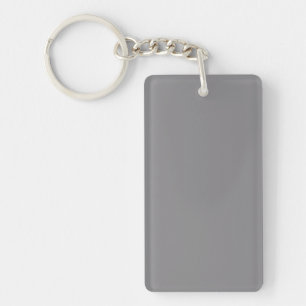Titanium Gray Color Trend Background Sleutelhanger