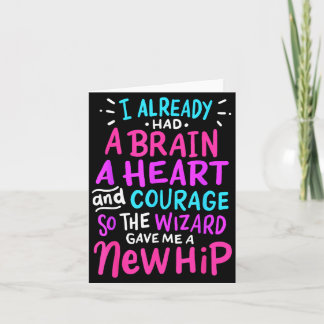 Titanium Hip Replacement Surgery Humor Funny New H Kaart