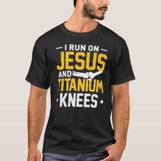Titanium Knee Replacement Surgery Recovery T-Jesu T-shirt