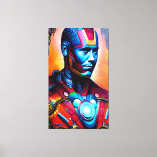 Titanium Man Micheal Sparks Canvas Afdruk