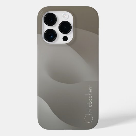 Titanium natuur kleur Case-Mate iPhone case (Achterkant)