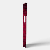 Titanium rood en blauw Roestvrij staal Print Case-Mate iPhone Case (Achterkant / Rechts)