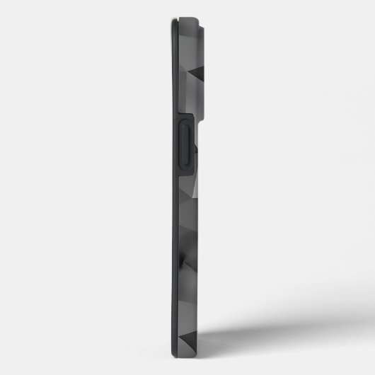 Titanium zilver glanzend roestvrij staal Metaal Case-Mate iPhone Case (Achterkant / Rechts)