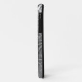 Titanium Zilver Roestvrij staal Metaal Case-Mate iPhone Case (Achterkant/links)
