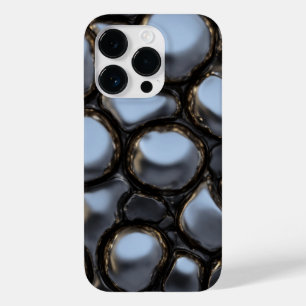 Titanium Zilver Roestvrij staal Print Case-Mate iPhone 14 Pro Hoesje