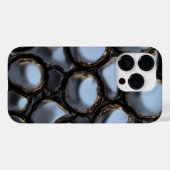 Titanium Zilver Roestvrij staal Print Case-Mate iPhone Case (Achterkant (horizontaal))