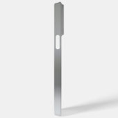 Titanium Zilver Roestvrij staal Print Case-Mate iPhone Case (Achterkant / Rechts)