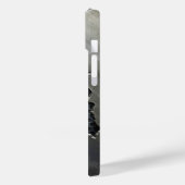 Titanium Zilver Roestvrij Staal Print iphone 15 Case-Mate iPhone Case (Achterkant / Links)