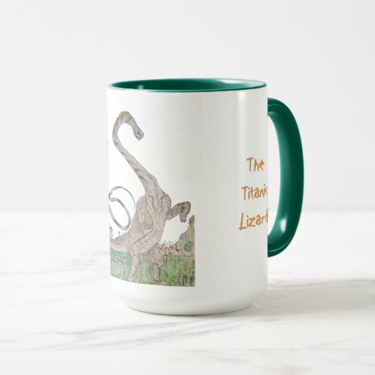 Titanosaurus The Titanic Lizard Mug (Devant droit)