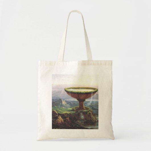 Titan's Goblet beroemd gemaakt door Thomas Cole Tote Bag (Voorkant)