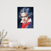 Titans of Music : Poster Beethoven (Bas poly) (Cuisine)